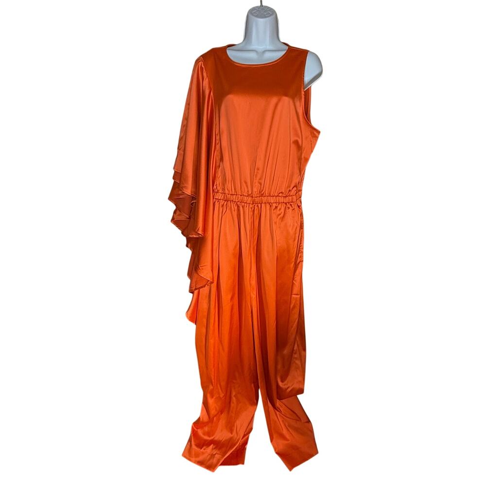 The Drop Scarlet Ibis Draped Sleeve Jumpsuit  XL NWT - Picture 5 of 11